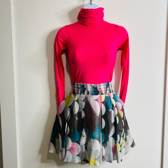 Luc. Duchene Chiffon Mini Skirt with Pockets - Picture 3 of 7